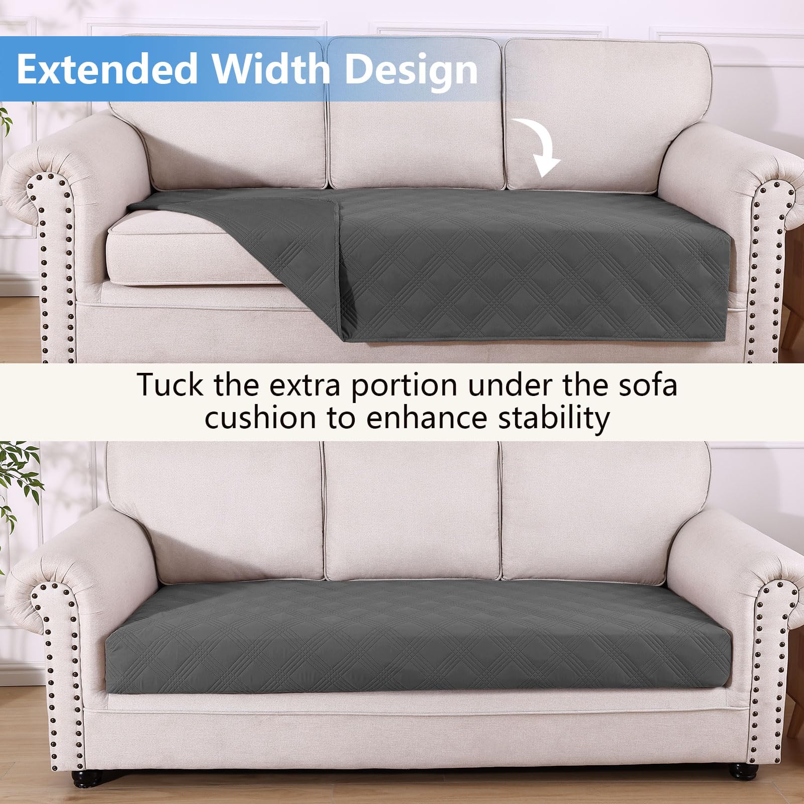 Hyha waterproof dog blanket reversible side1 demonstrates dual decor options for furniture