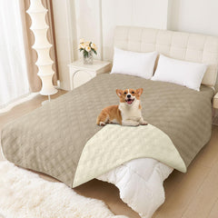 hyha waterproof dog blanket with waterproof coating protects furniture from spills and accidents