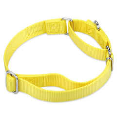 Hyhug martingale collar large yellow adjustable-strap for proper fit
