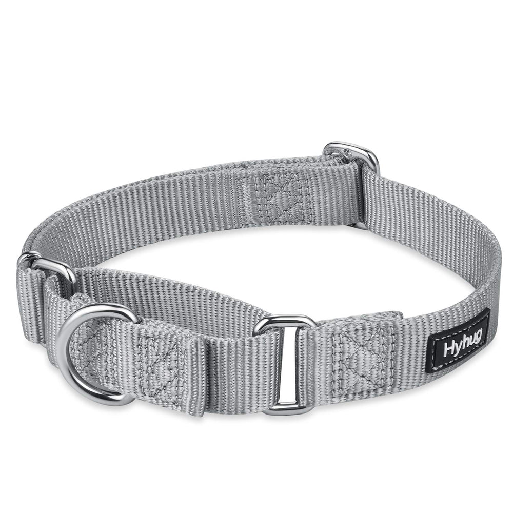 Hyhug martingale collar small gray colorfast dye stays vibrant after sun and rain.