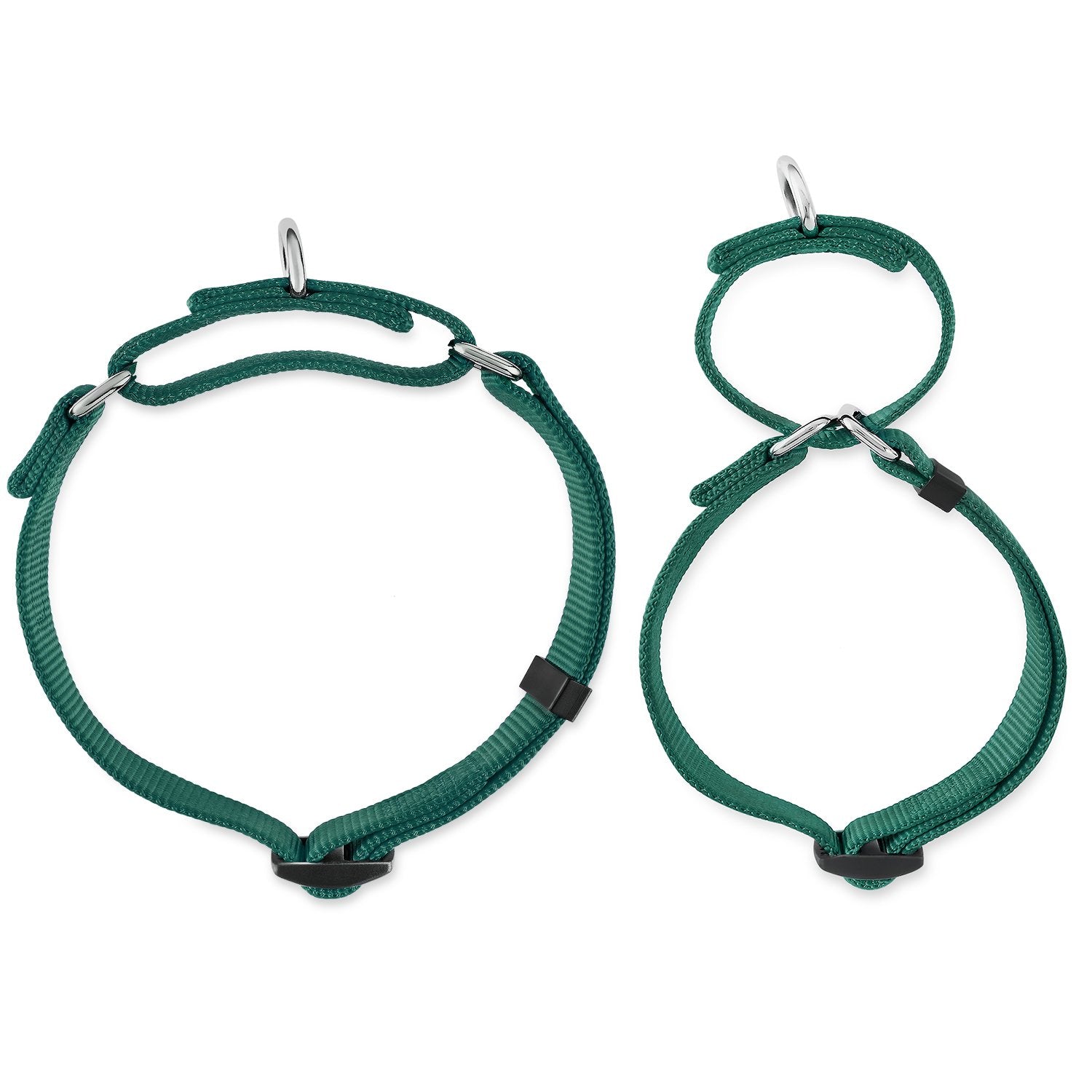 Hyhug colorfast green collar after rain stays vibrant