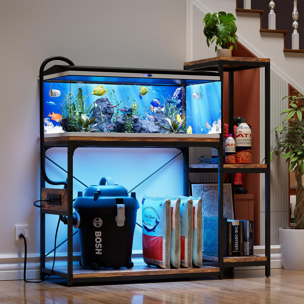 Hyomdeck double tank setup demonstrates versatile support for two tanks.