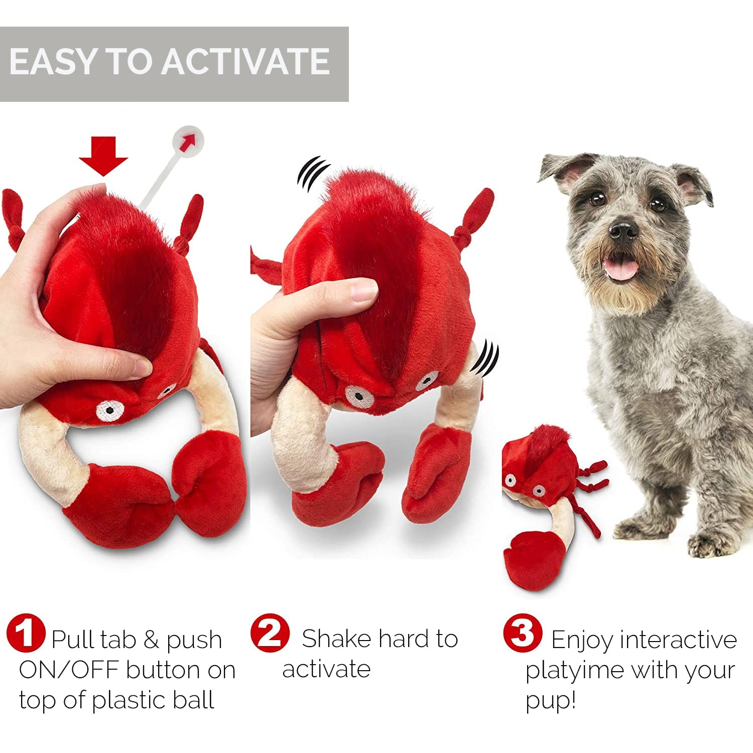 Hyper Pet Doggie Pal bark sounds stimulate curiosity and playful responses.