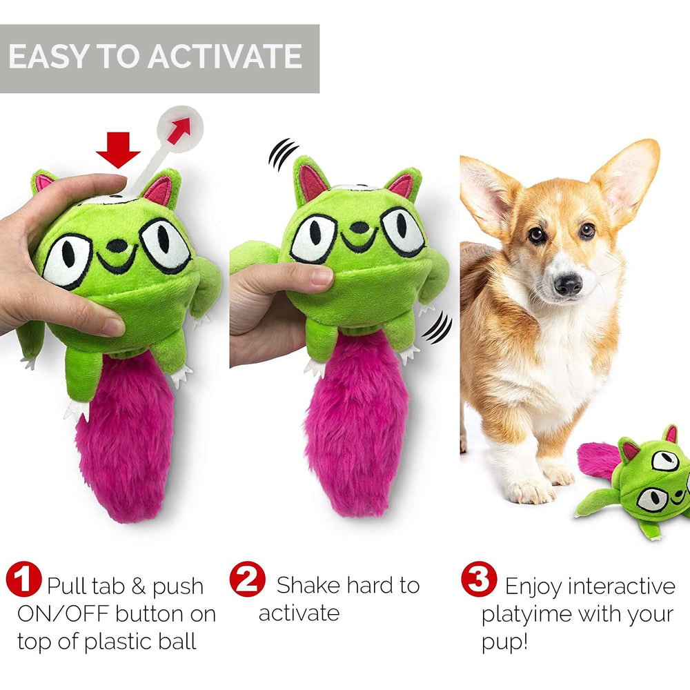 Hyper Pet Doggie Pal Monster toy barking feature encourages social play and training.