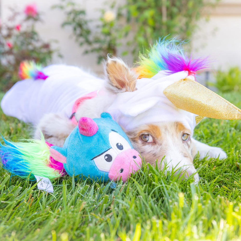 Hyper Pet Doggie Pal Unicorn toy sparks dogs to chase and explore indoors