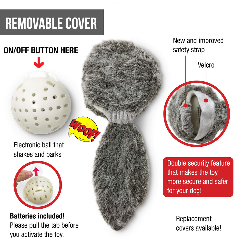 Hyper Pet Doggie Tail activation steps demonstrated for play sessions