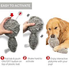 Hyper Pet Doggie Tail interactive play scenario with dogs and toy