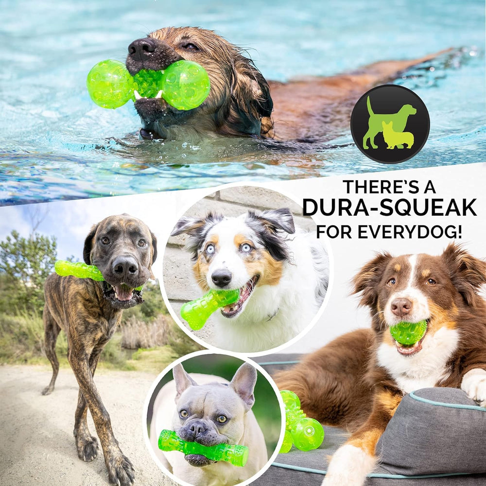 Hyper Pet DuraSqueak ball is durable and easy to clean