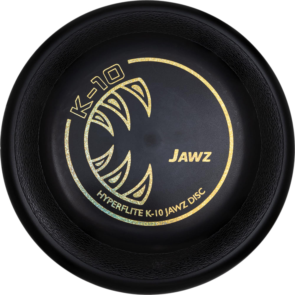 Hyperflite Jawz disc in flight for rugged outdoor fetch training.