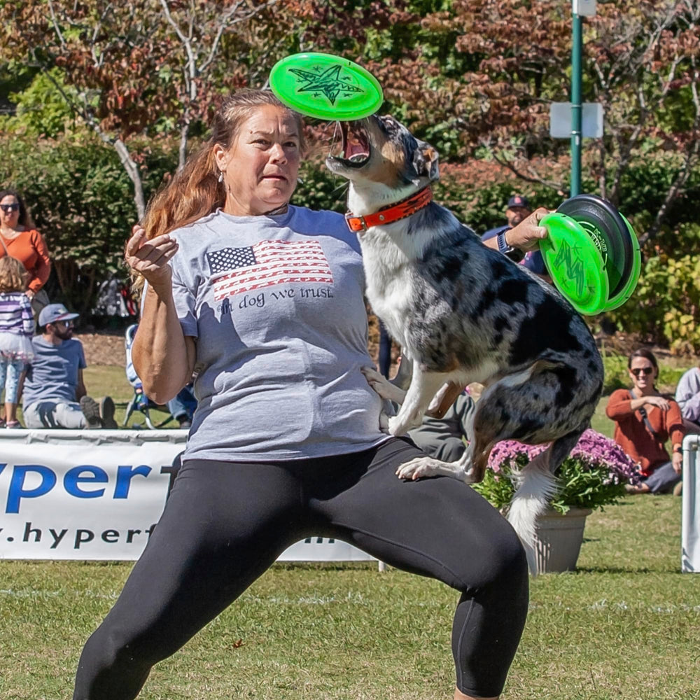 Hyperflite K-10 Jawz Yellow Disc durable option for competitive dogs.