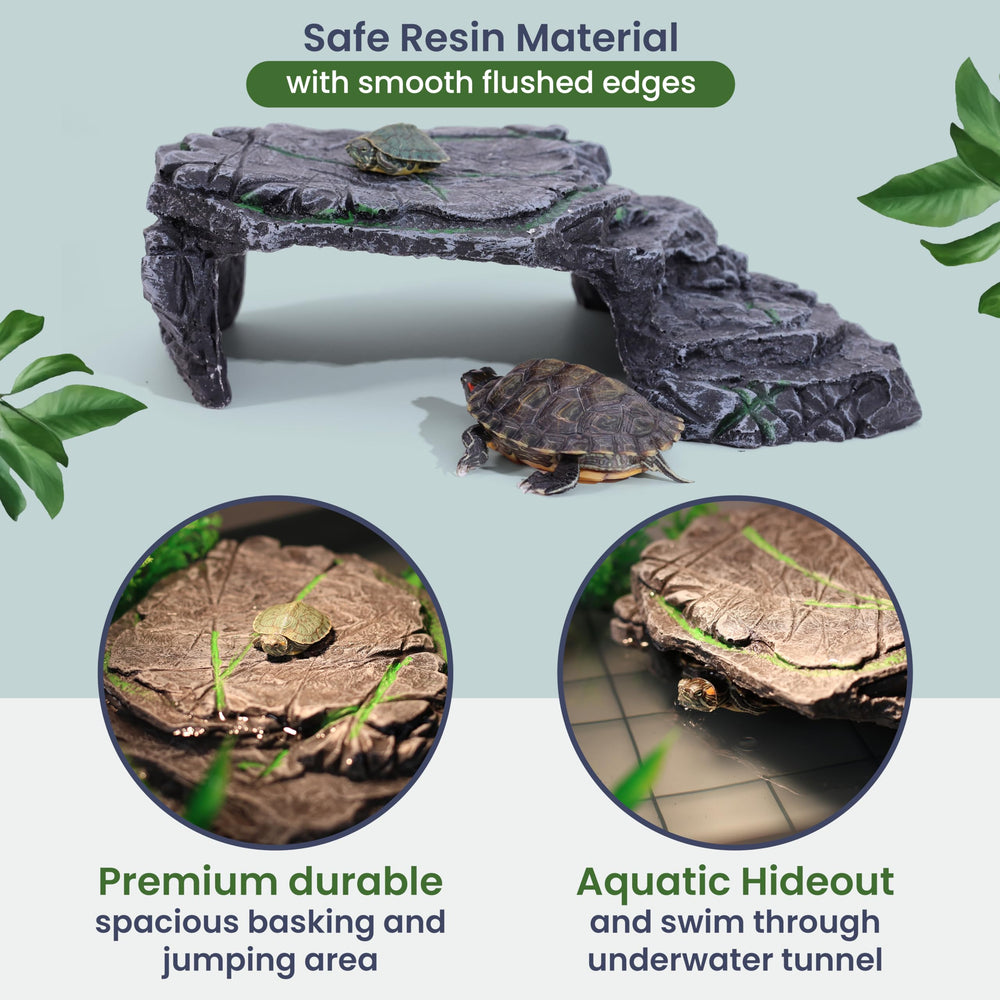 HYPESIDE small turtle tank kit UVB lamp supports healthy exposure