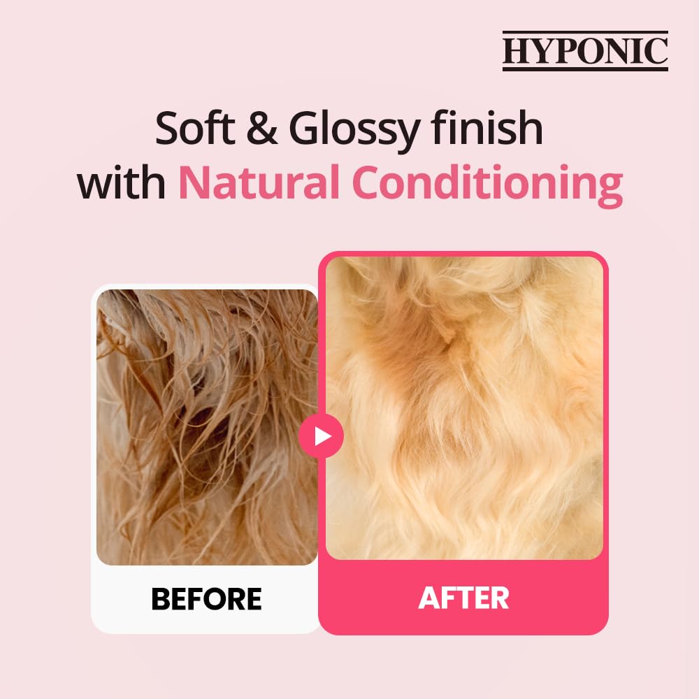 HYPONIC deodorizing formula keeps the coat smelling fresh.
