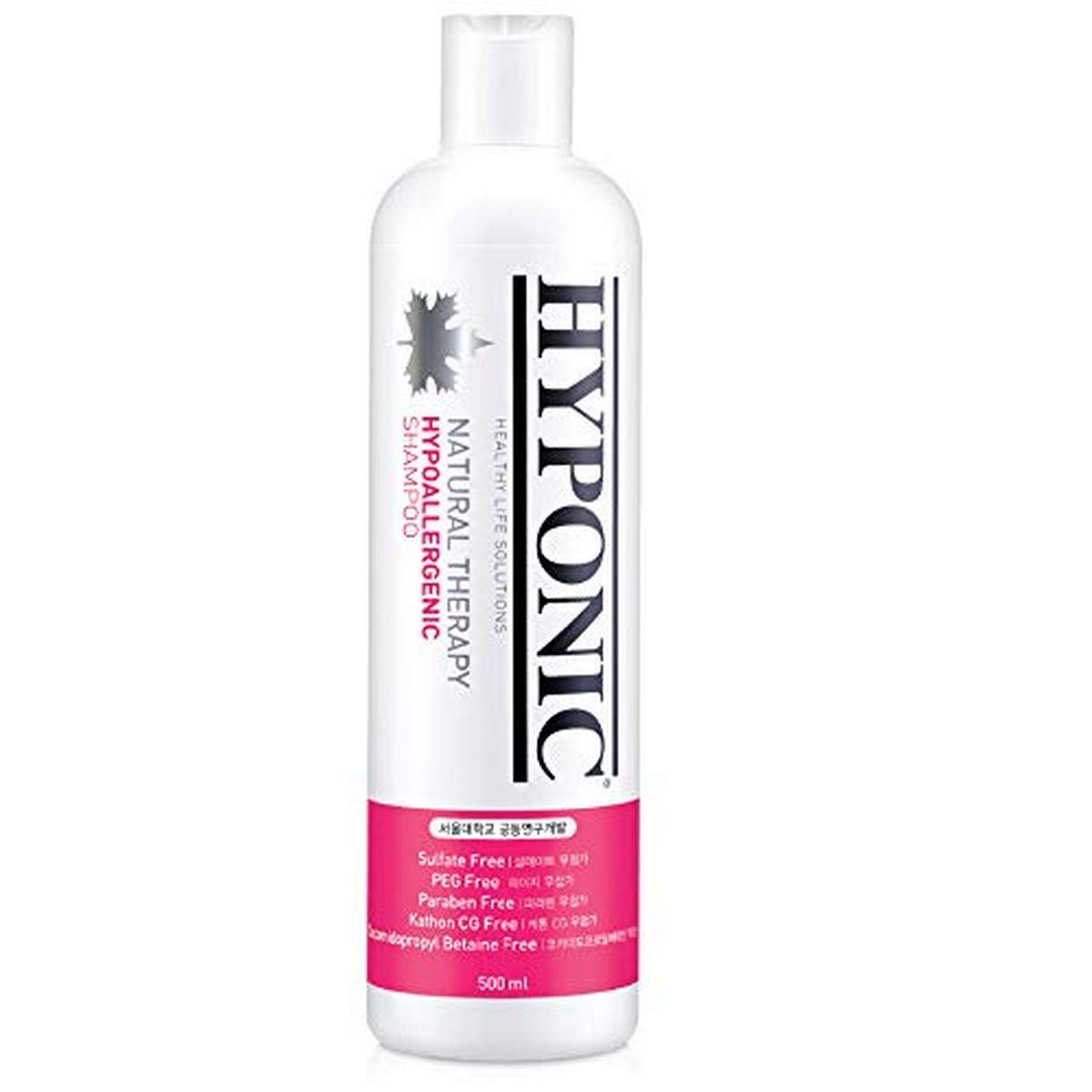 HYPONIC shampoo for sensitive skin in action during wash.
