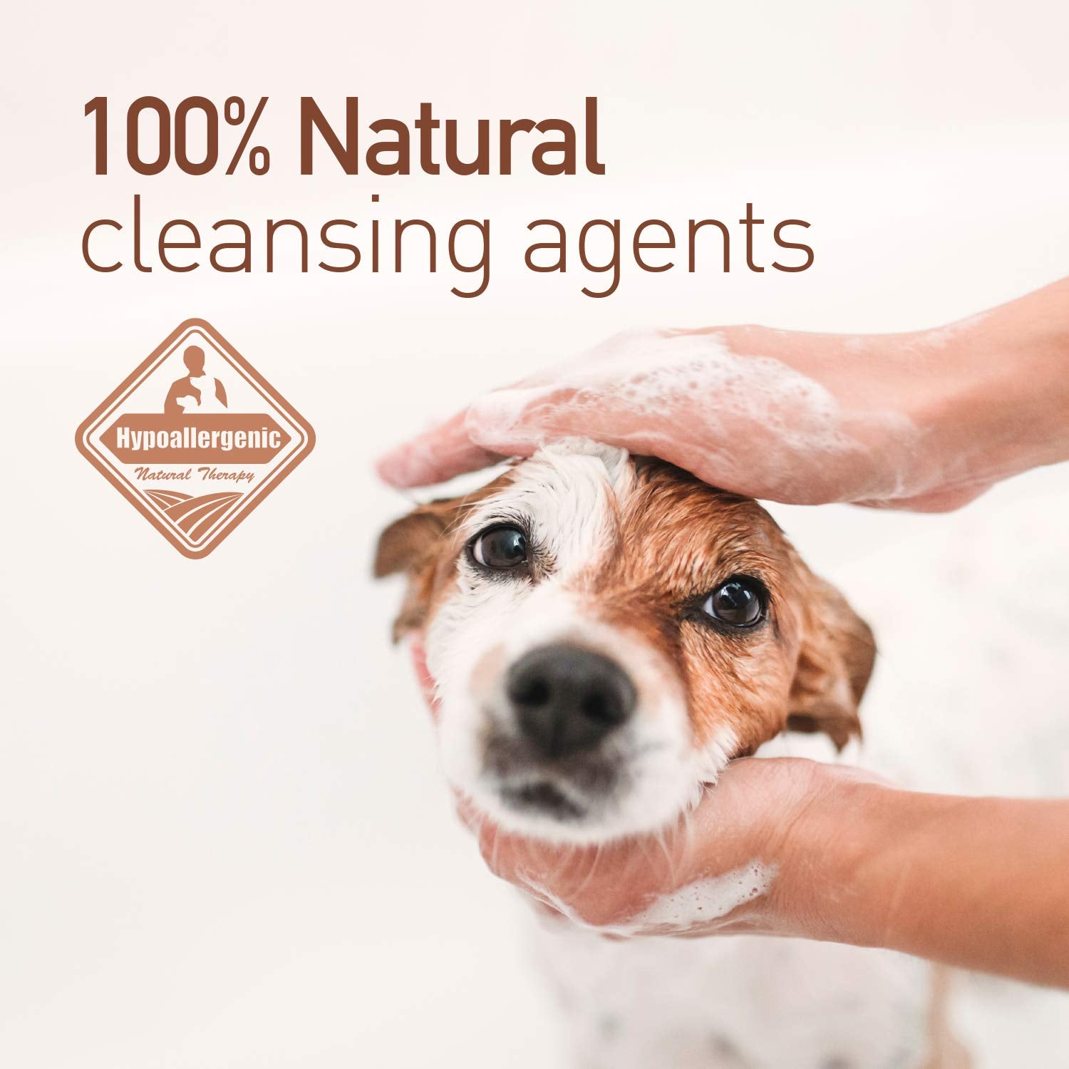 HYPONIC hypoallergenic shampoo dog coat volume-boost demonstrates lift
