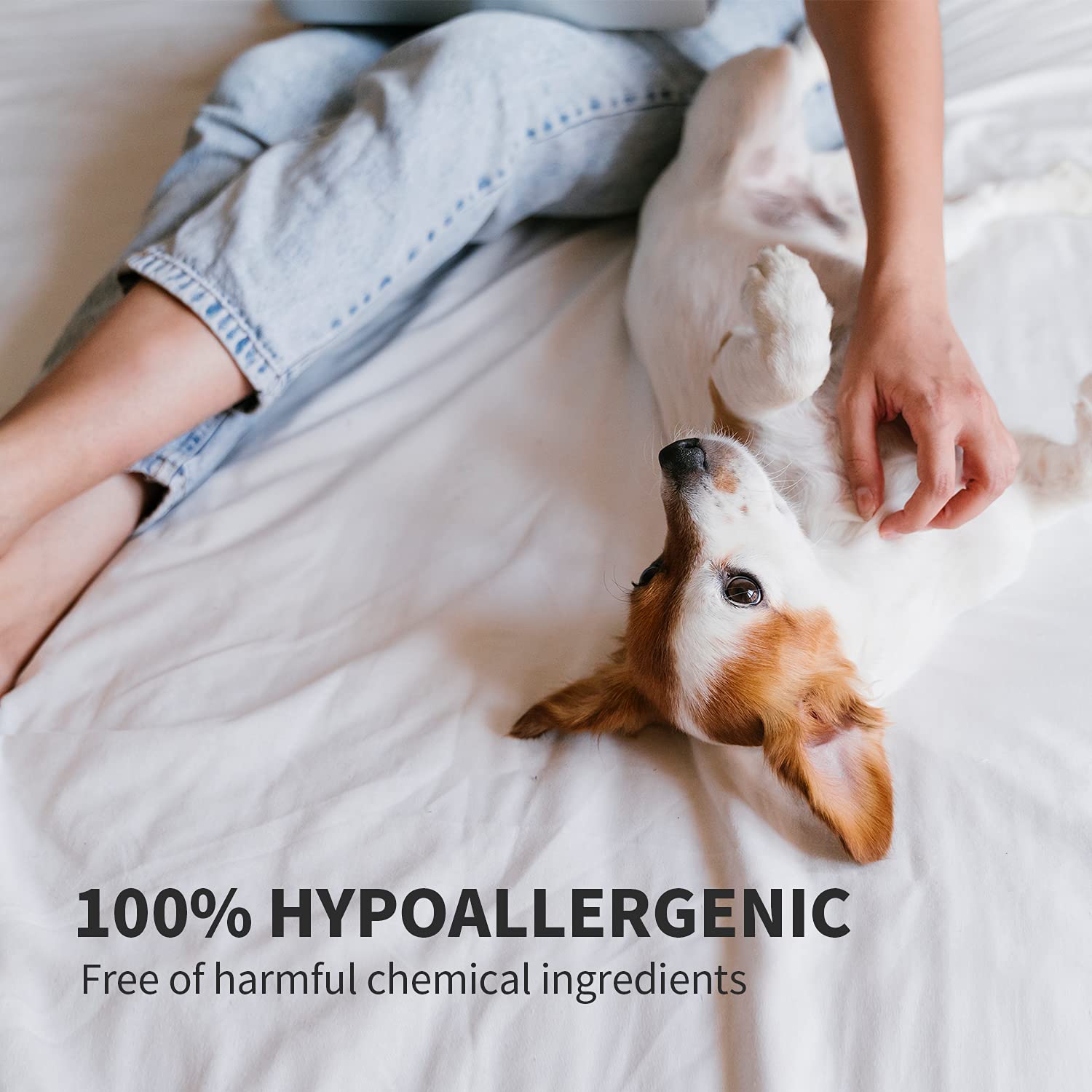 HYPONIC hypoallergenic shampoo packaging highlights triple-size value