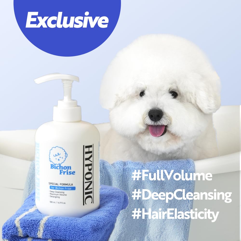 HYPONIC deep-cleansing for white fur delivers a clear, refreshing wash