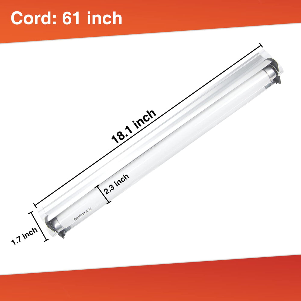 Hypool long-lamp design delivers wide coverage across a large enclosure.