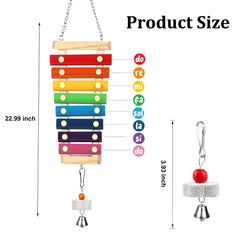 HZAKXIN multicolored wooden xylophone excites curiosity with bright colors and crisp notes