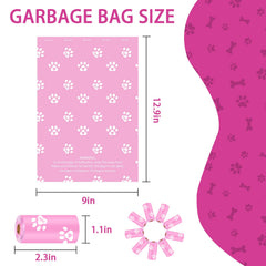 HZDHCLH lavender-fragrance bags neutralize odors during dog walks.