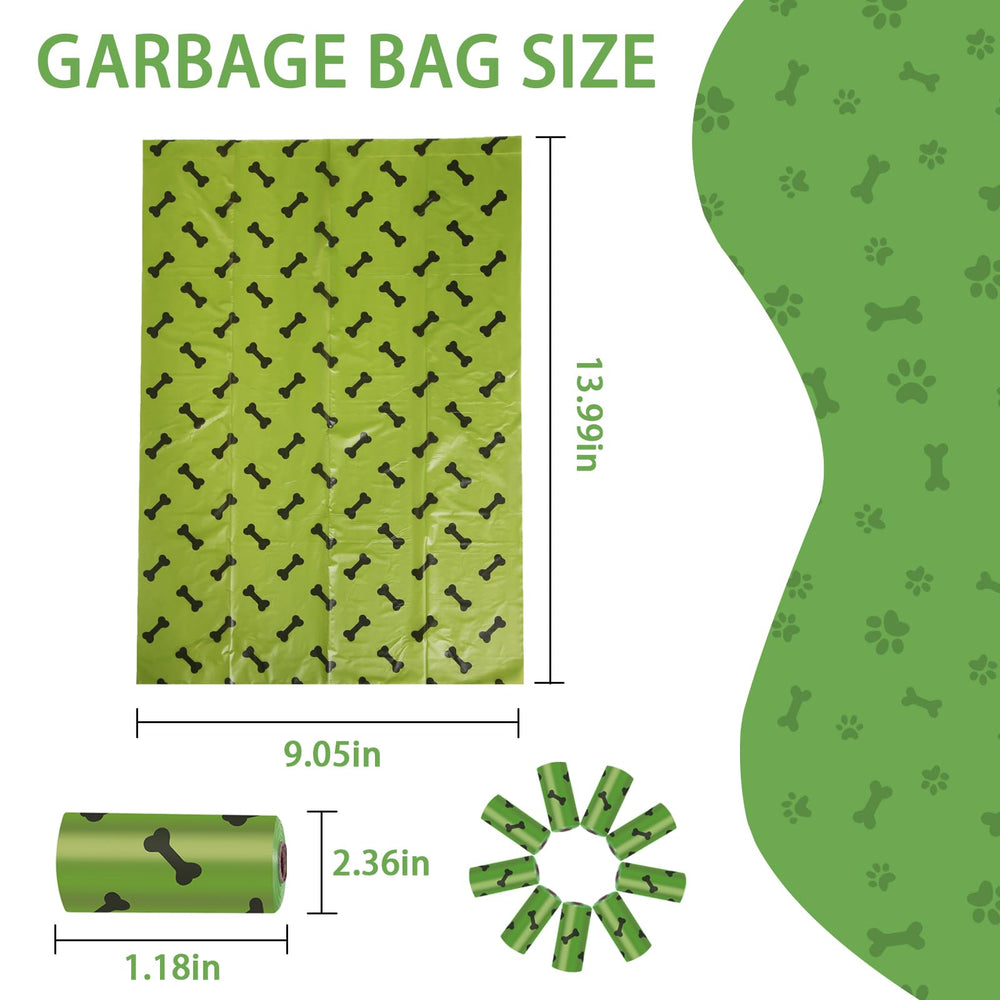 HZDHCLH leakproof bags in HDPE prevent leaks during walks.