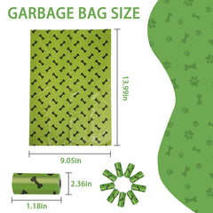 HZDHCLH leakproof bags in HDPE prevent leaks during walks.