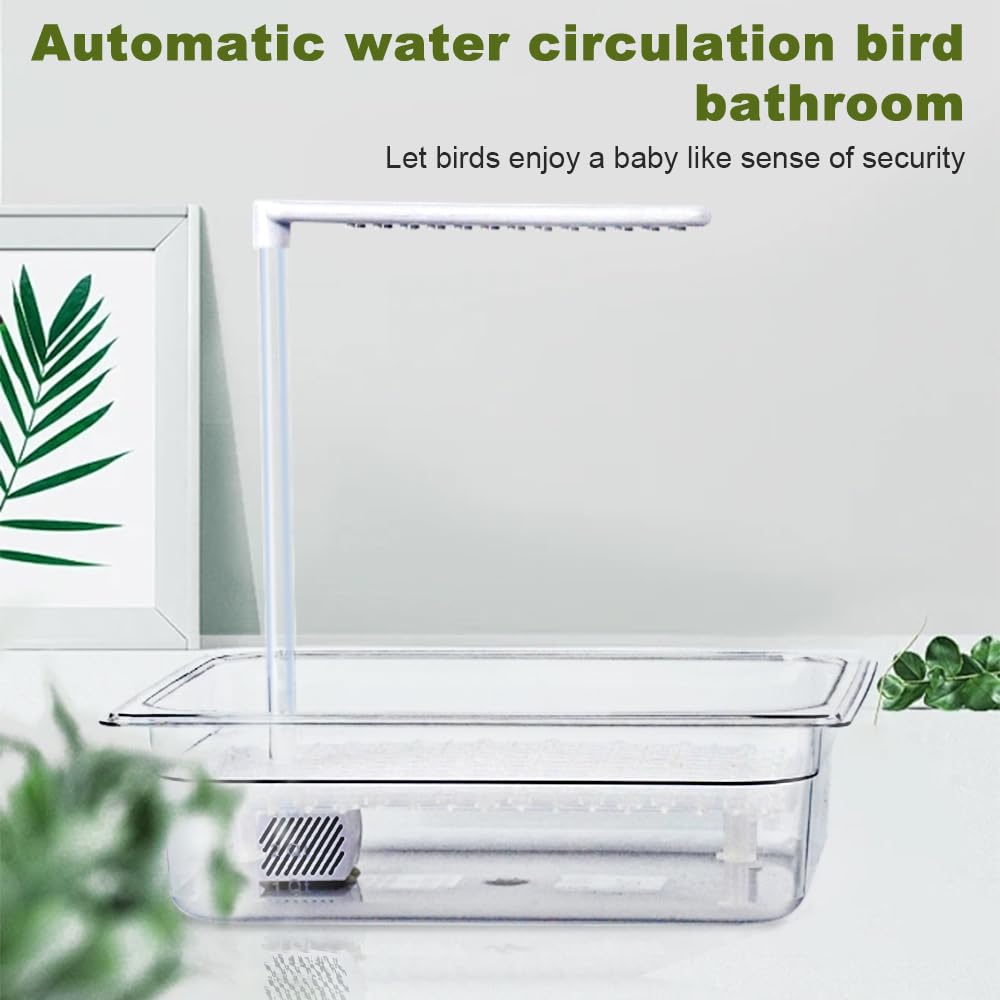 HZDZ LCPAW crystal-clear basin emphasizes easy cleaning and garden integration.