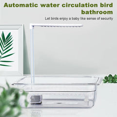 HZDZ LCPAW crystal-clear basin emphasizes easy cleaning and garden integration.