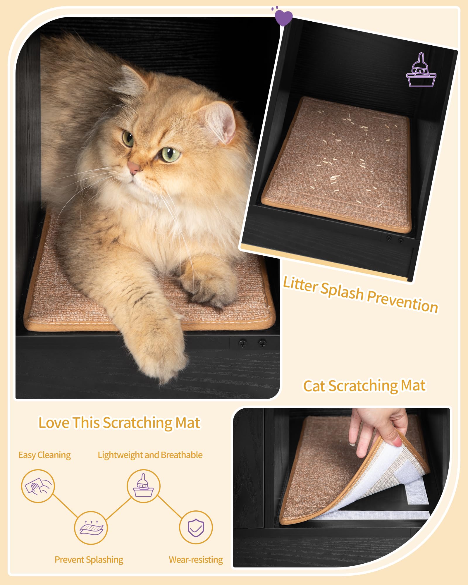 Hzuaneri cat house assembly steps showing quick setup
