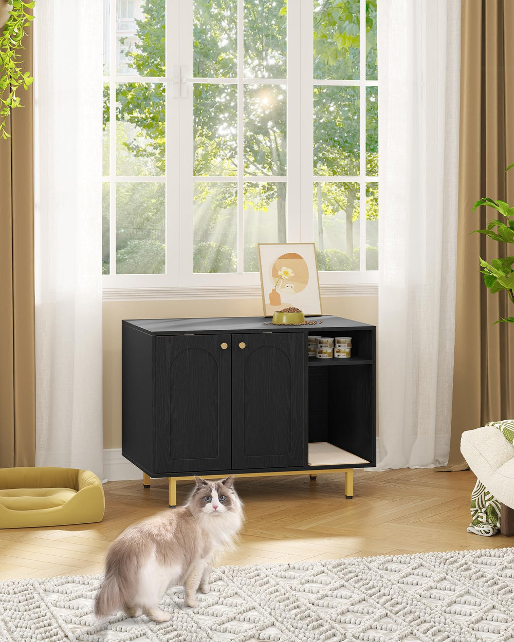 Hzuaneri CB01504G side view highlighting compact storage and durable frame