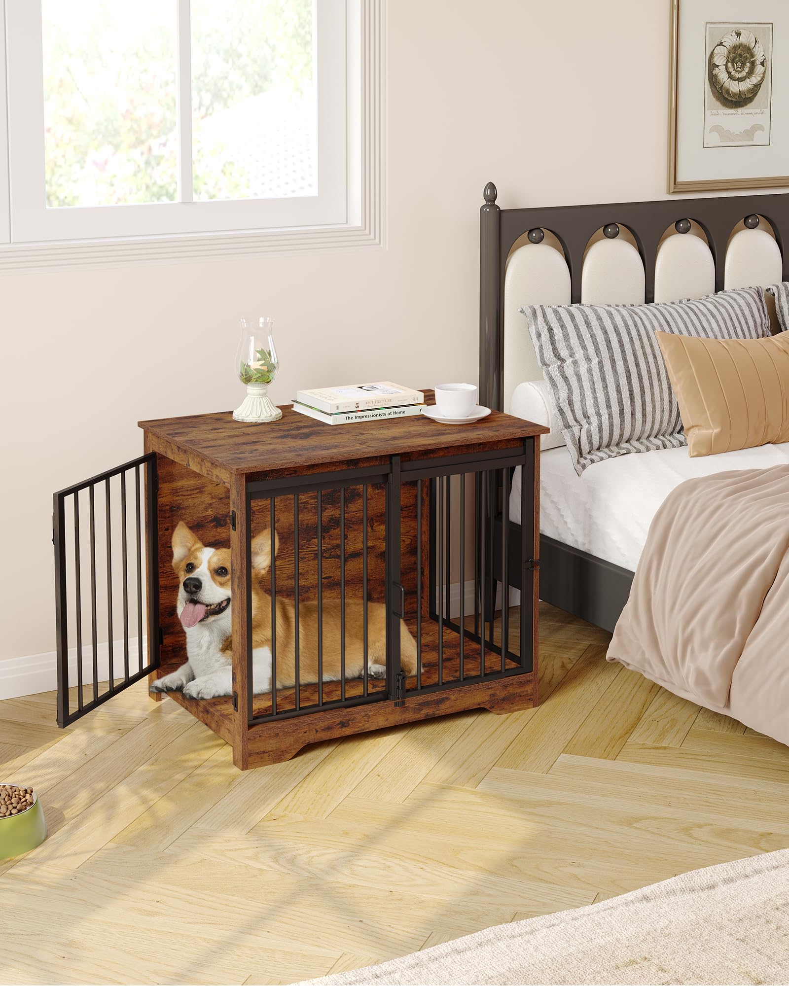 Hzuaneri crate used as end table in living room setting