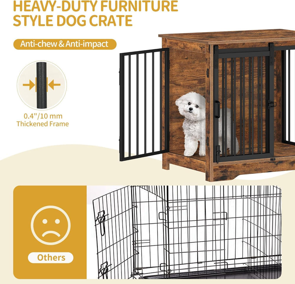 Hzuaneri crate side-table function; two-door access demonstrated in living room setup.