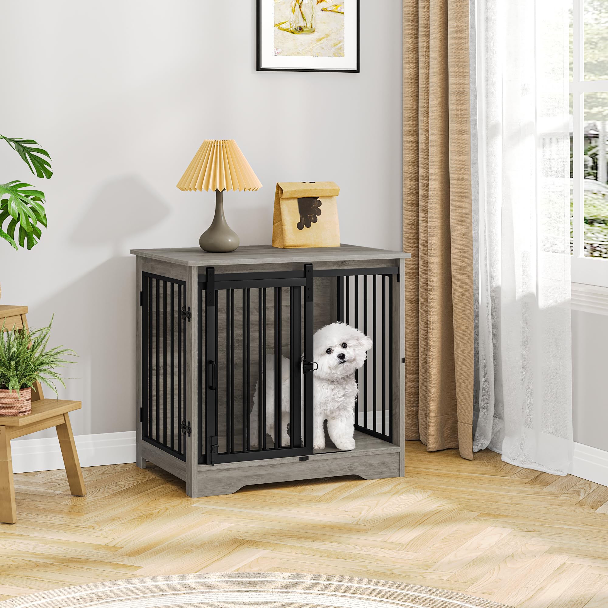 Hzuaneri engineered wood frame is durable and easy-clean