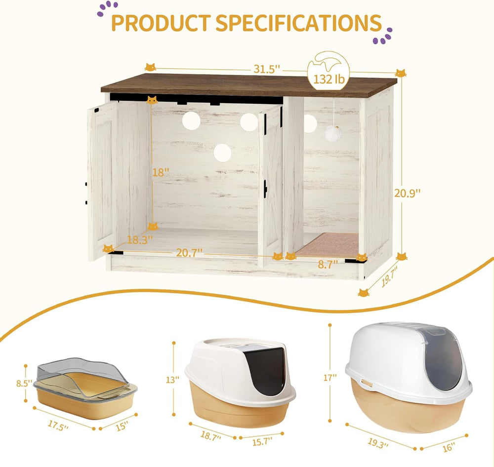 Hzuaneri four-adjustable-feet keeps the enclosure level on uneven floors