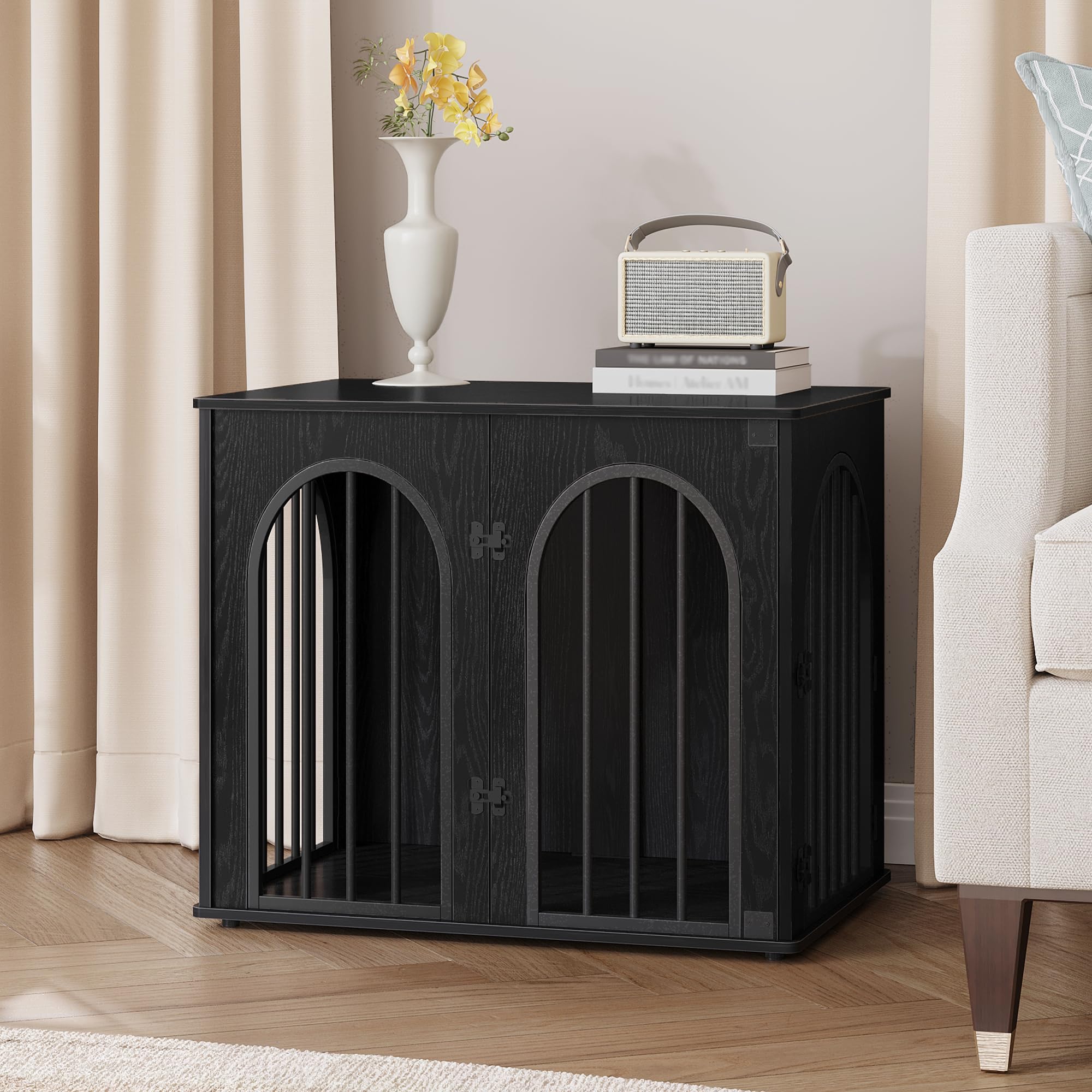 Hzuaneri heavy-duty iron pipe crate highlights robust frame and stability.