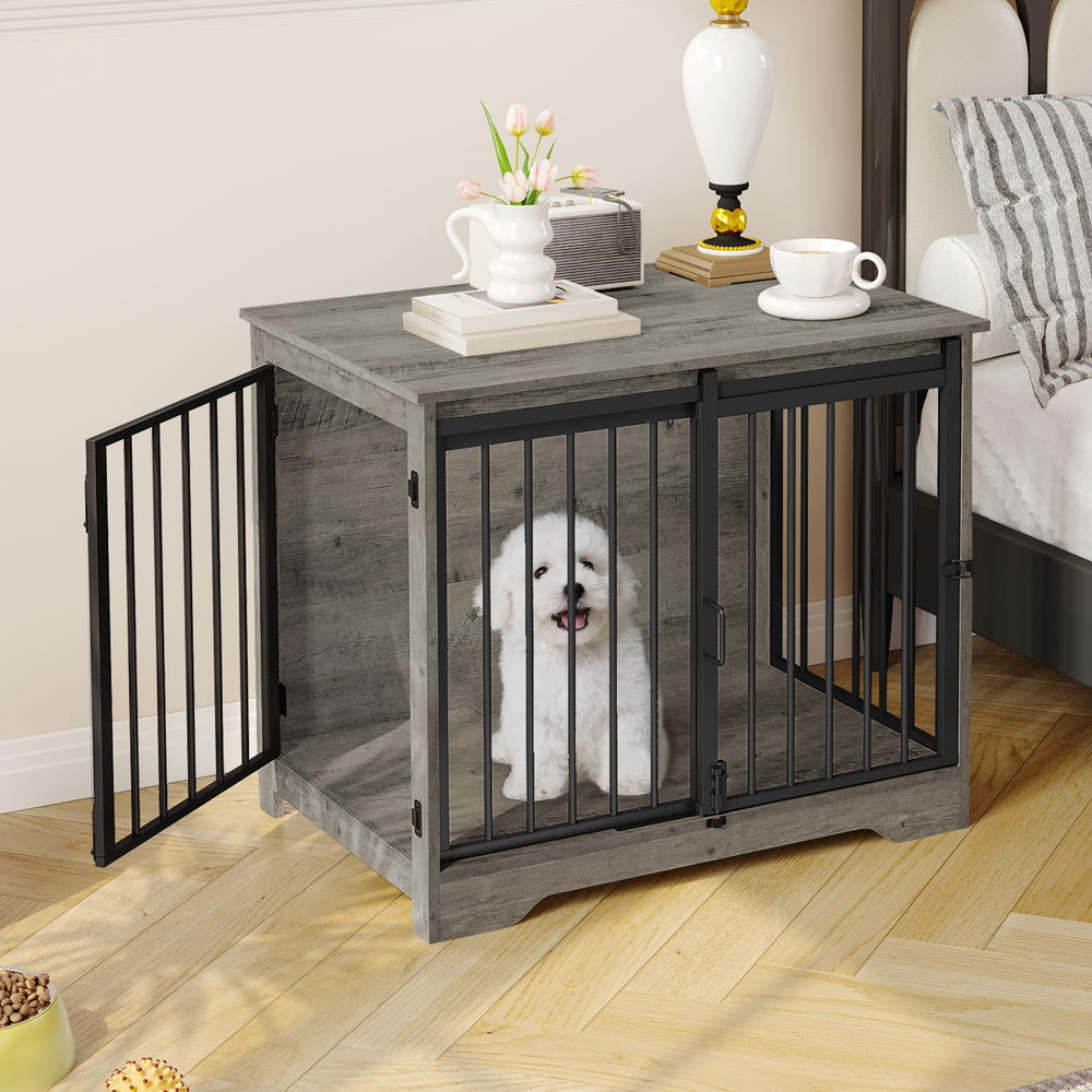 Hzuaneri 220 lb capacity supports medium-sized dogs comfortably.