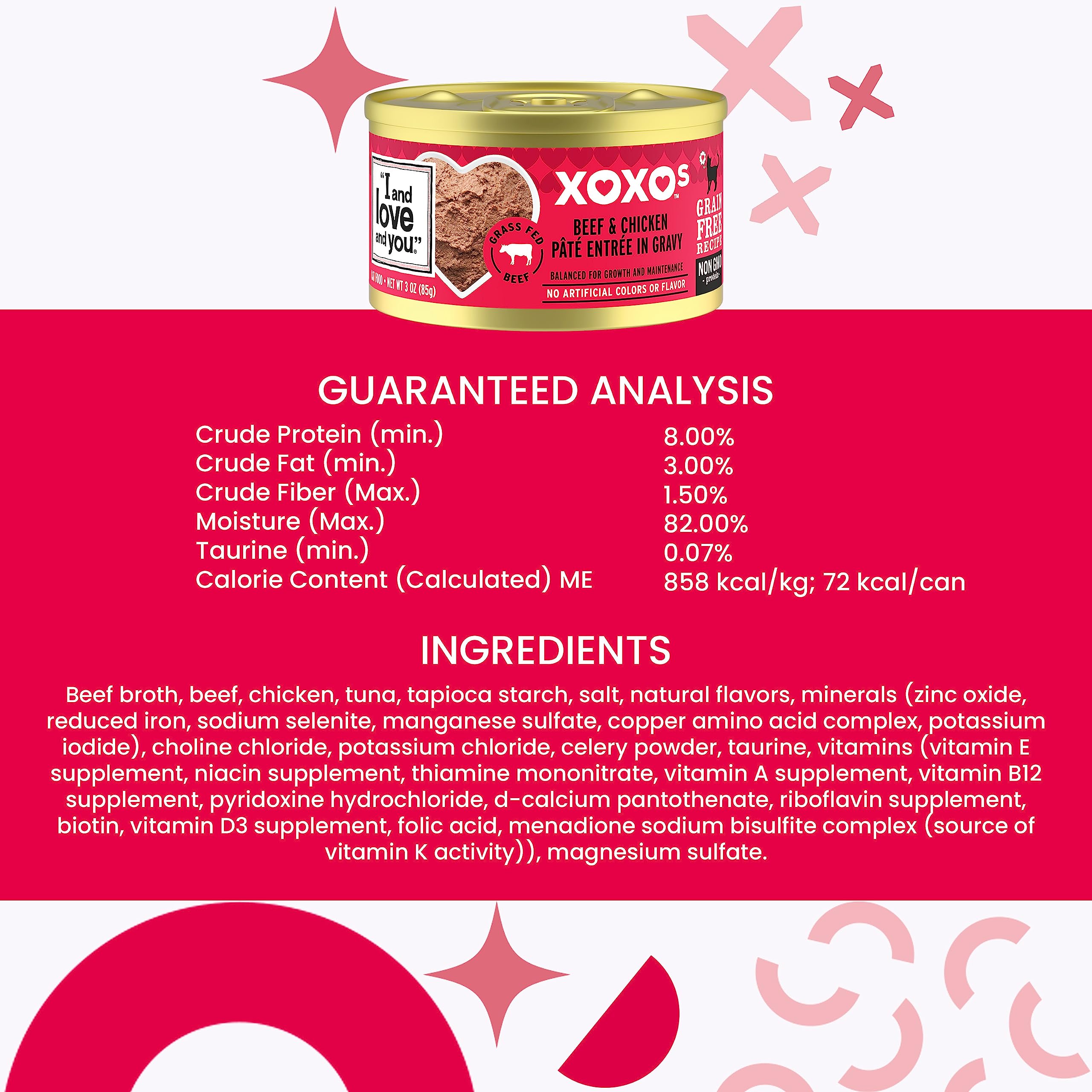 i and love and you xoxos wet cat food filler-free ingredients emphasize cleaner meals