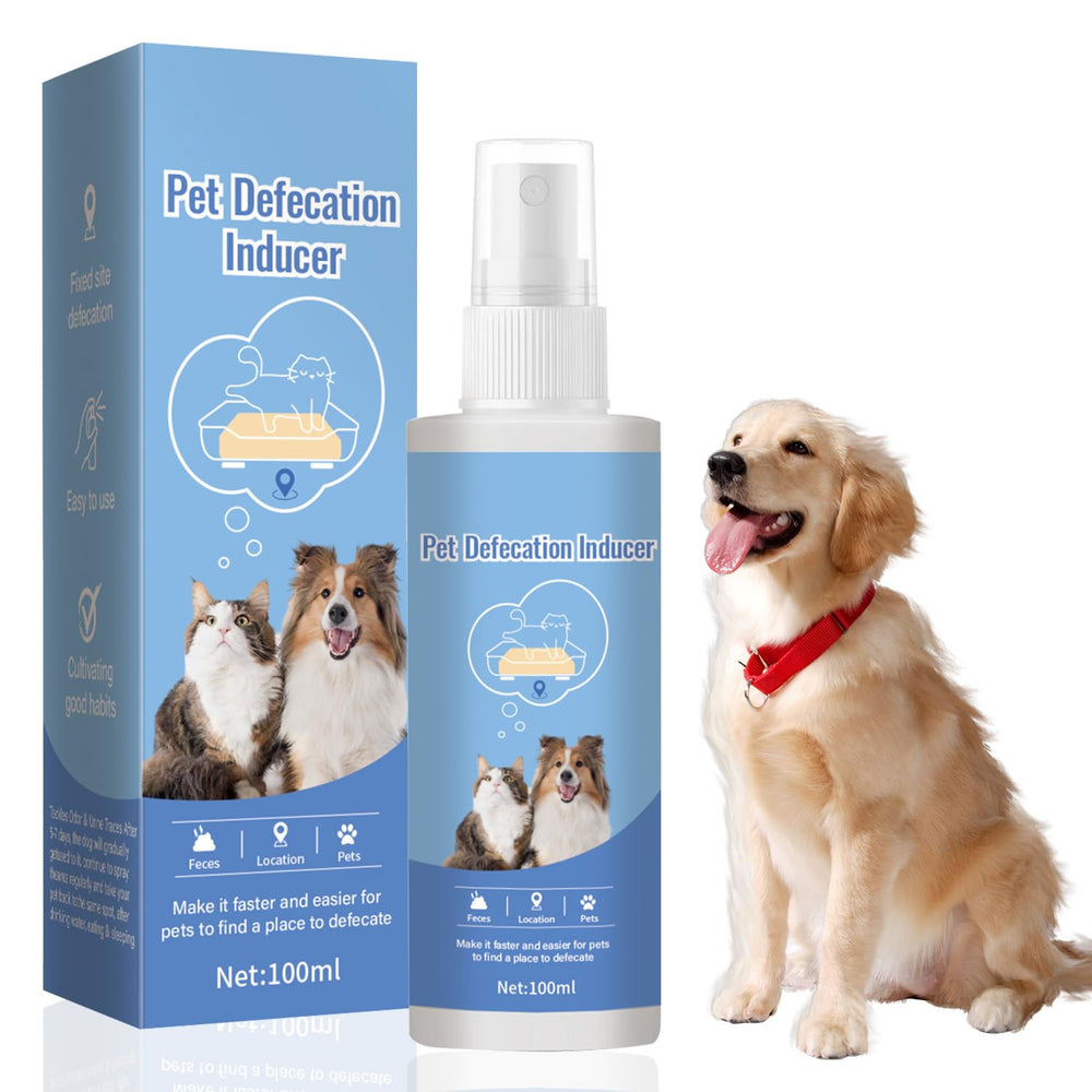 iALTERLL Potty Training Spray bottle closeup shows a safe, fragrance-free training aid.