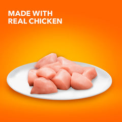 IAMS Proactive Health chicken ingredient close-up shows real chicken protein