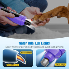 ianciu dog nail grinder 6 speeds 3 ports for different nail sizes