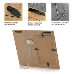 IAXIC Pet Memorial Frame wall mount adds elegant home decor.