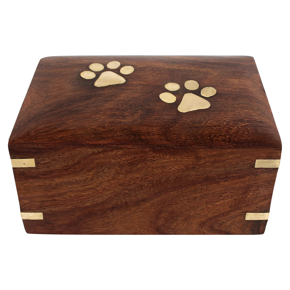 Iblay Rosewood urn showcases hand-carved design for a respectful keepsake.