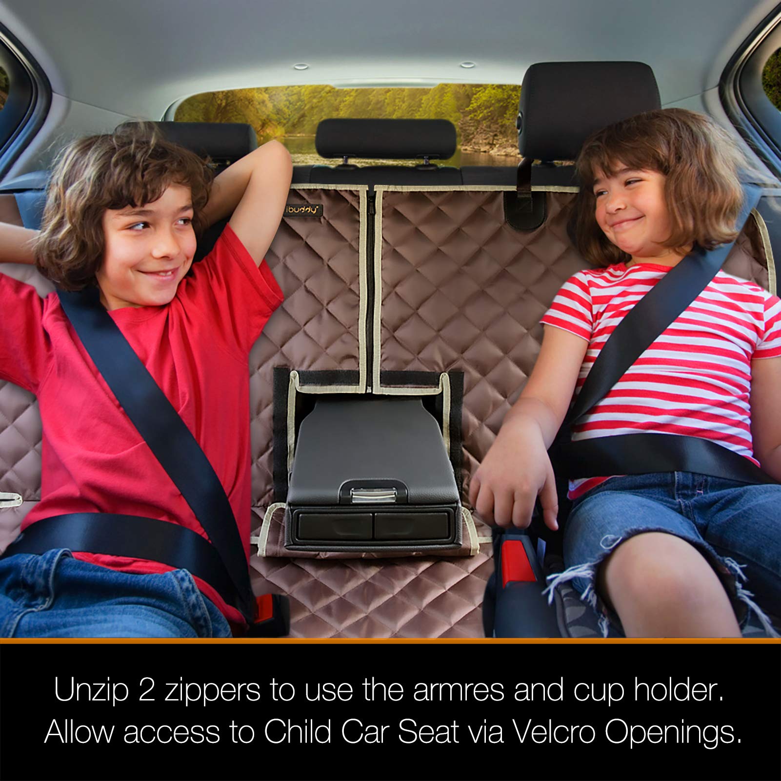 iBuddy durable stitched seams prevent rips from claws for long-lasting protection