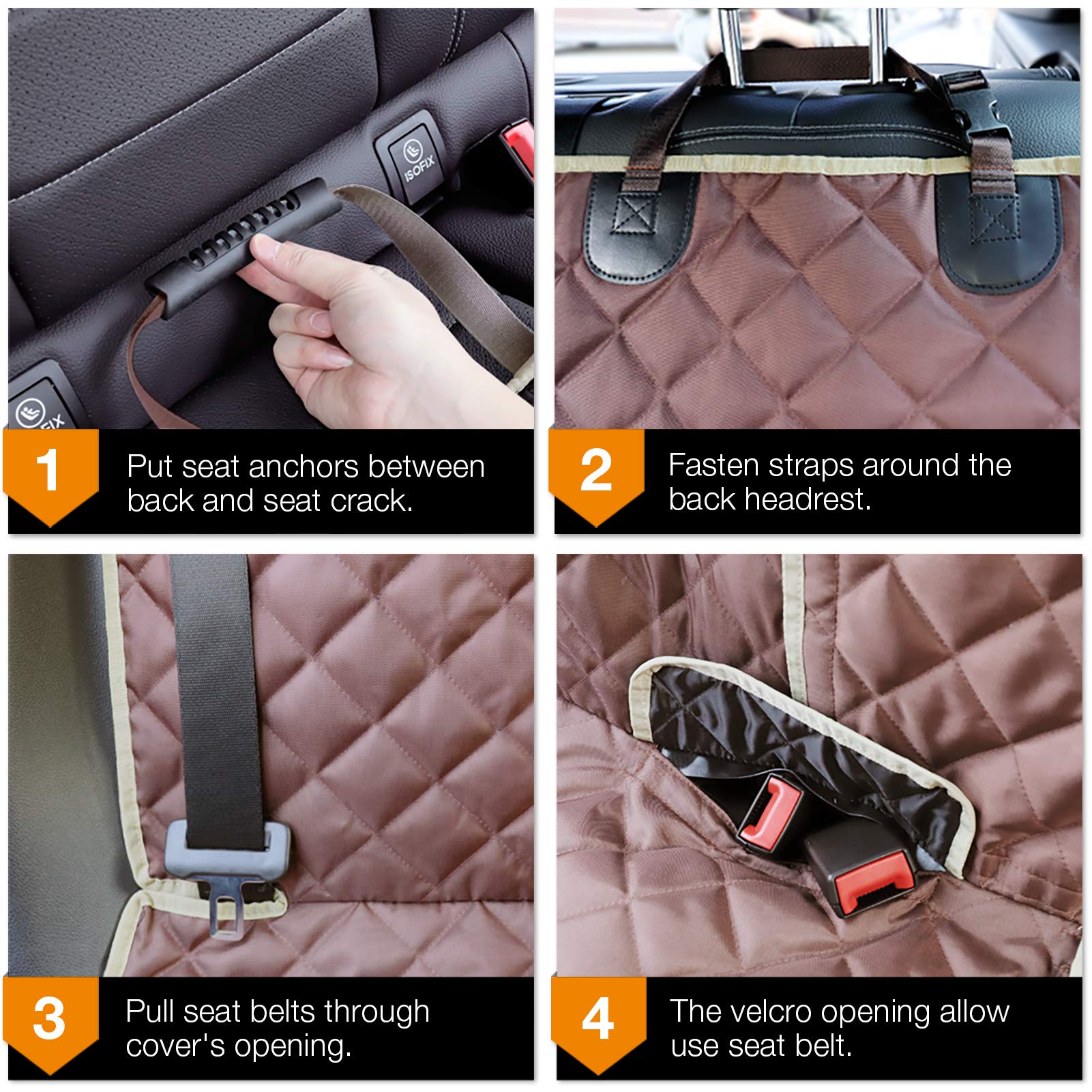 iBuddy machine-washable seat cover for simple cleanup after adventures