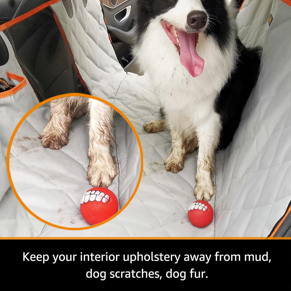 iBuddy waterproof back seat cover uses double layers for durable protection