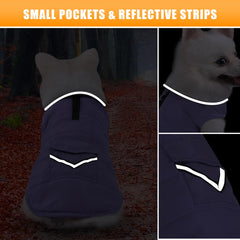 iBuddy dog winter coat fleece lining close-up for warmth and comfort