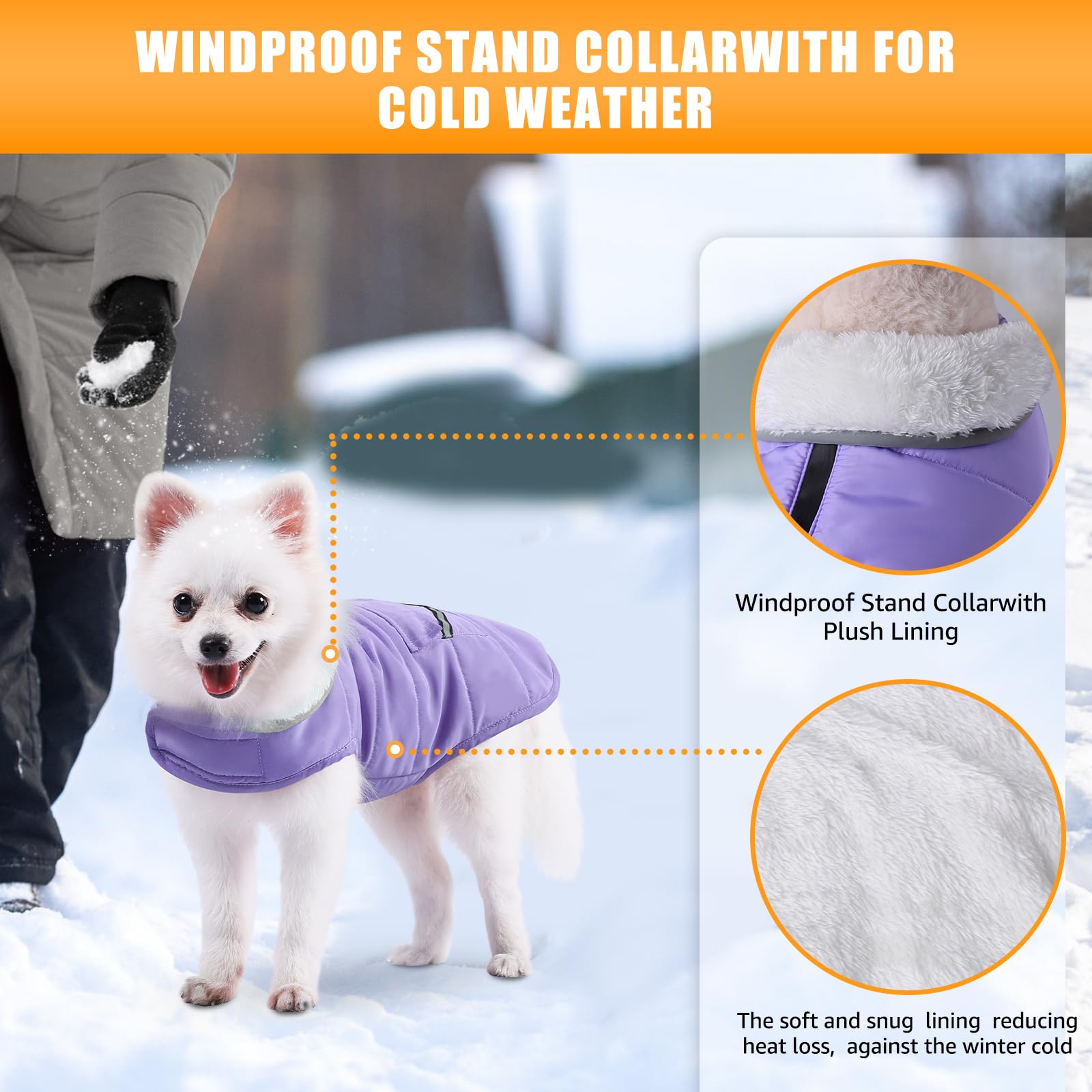 iBuddy coat with reflective stripes for better safety during night strolls