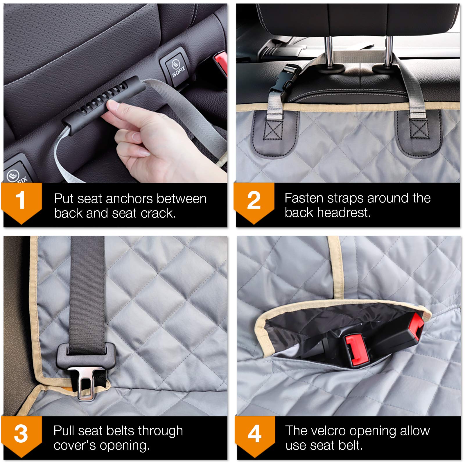 iBuddy machine-washable back-seat protector cleans up messes with ease