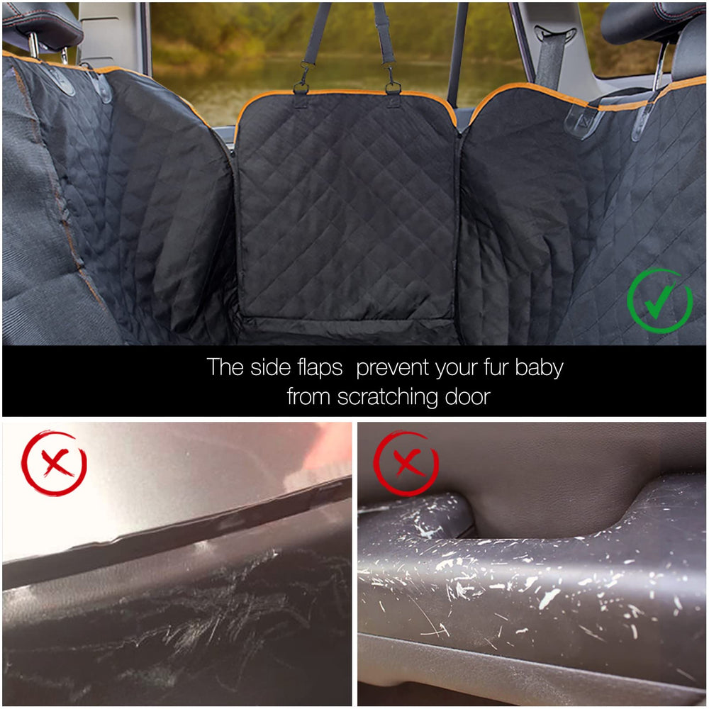 iBuddy pet-hair-dirt-scratch protection keeps seats cleaner.