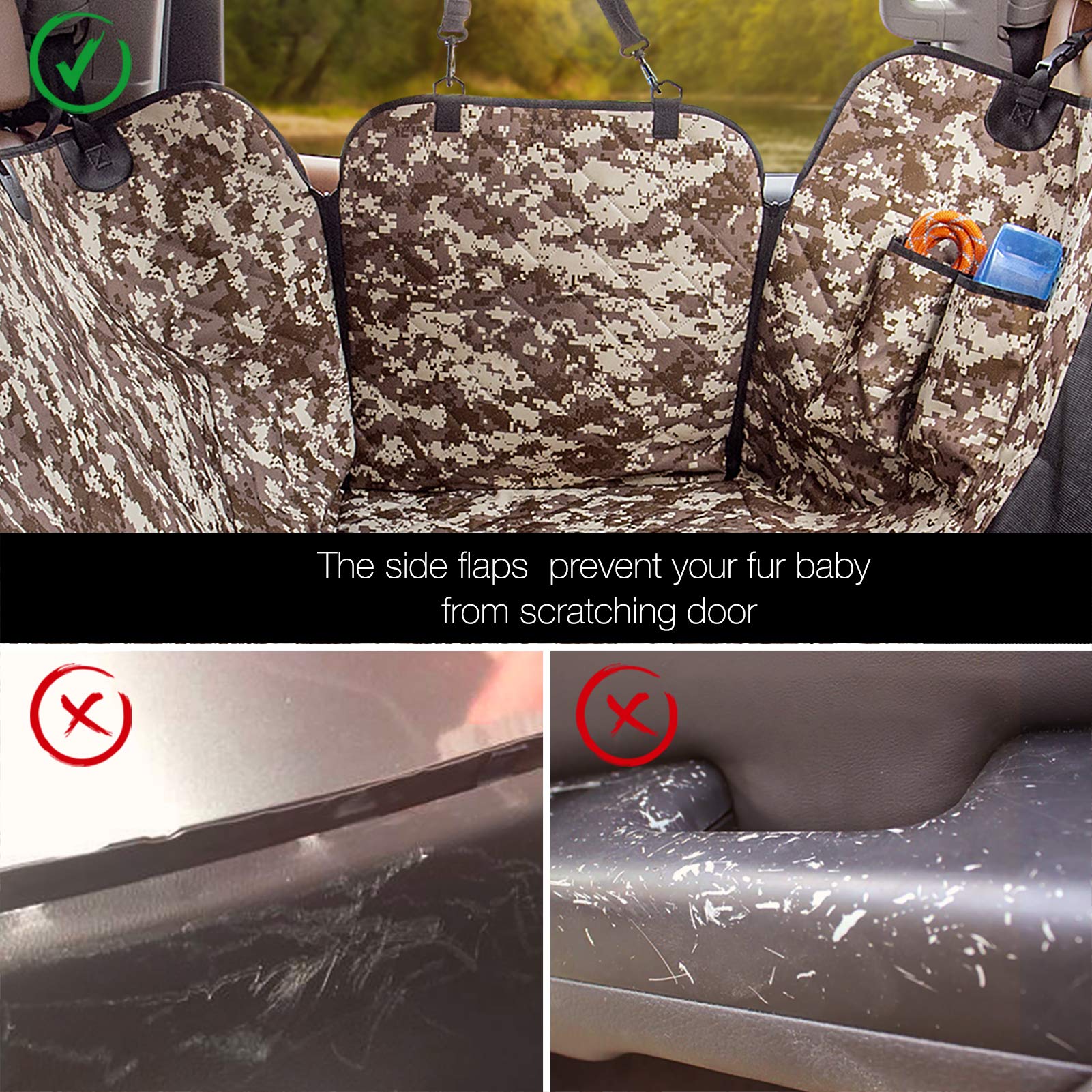 ibuddy truck seat cover-easy-install quick clips for fast setup
