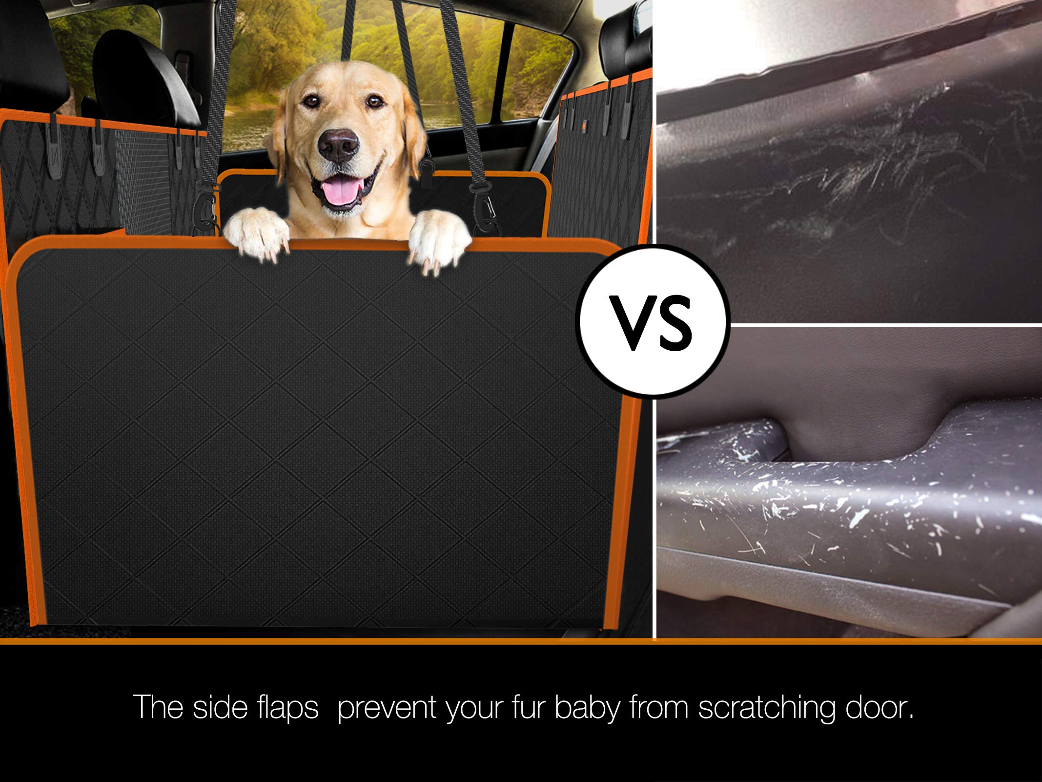 iBuddy XXL dog seat cover quick-install design for busy trips